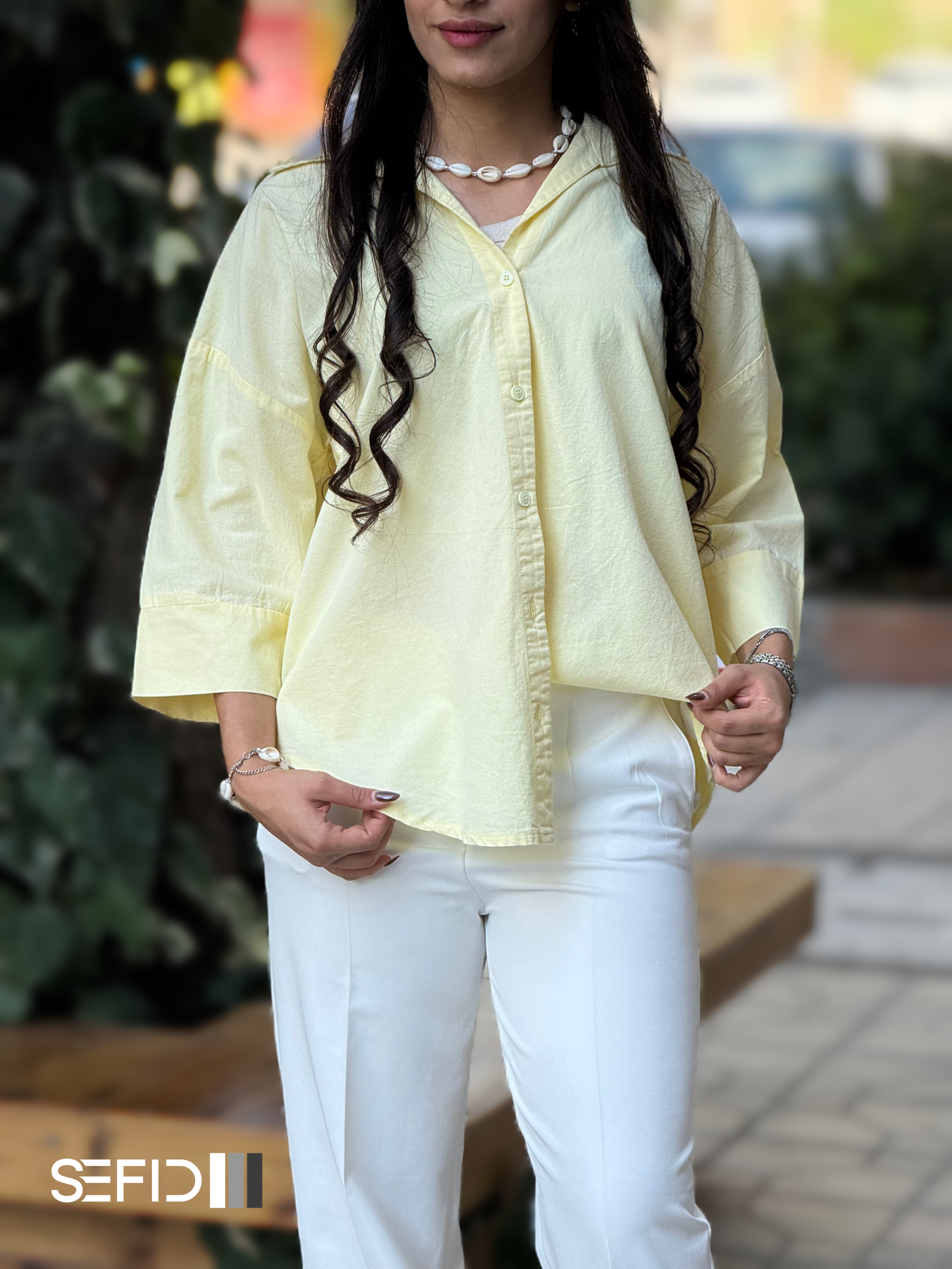 شومیز لینن کتان زنانه
