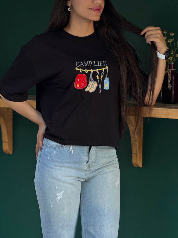 تیشرت camp life زنانه