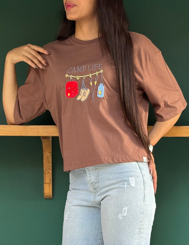 تیشرت camp life زنانه