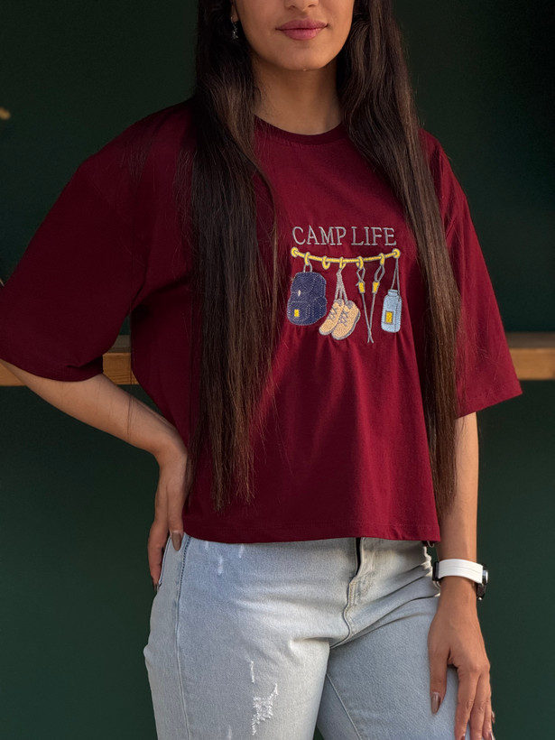 تیشرت camp life زنانه