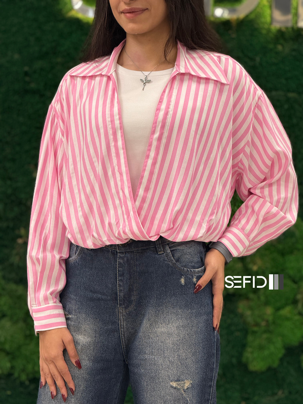 شومیز گره ای تاپ سرخود